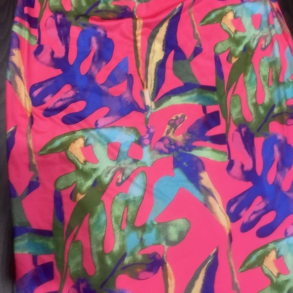 Multicolour One Shoulder Tropical Print Maxi Dress Size XXL - Picture 9 of 14